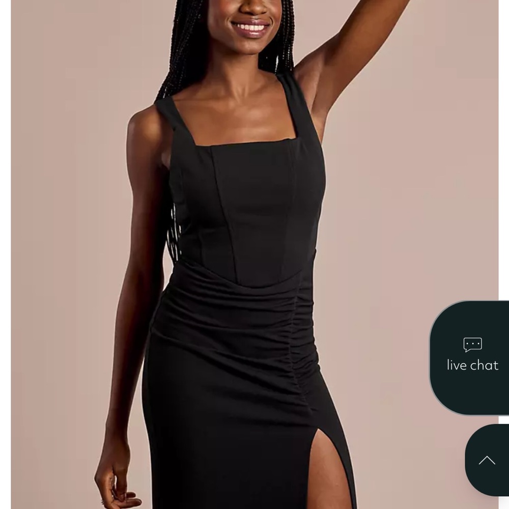 Elegant Black Sleeveless Dress